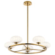 Quintiesse Pim 5 lt Bathroom Chandelier Fox Gold –  from Amos Lighting + Home