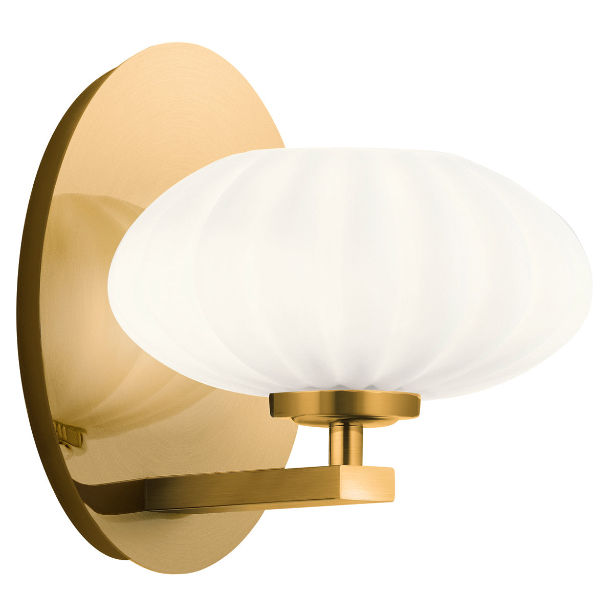 Quintiesse Pim Bathroom Wall Light Fox Gold –  from Amos Lighting + Home