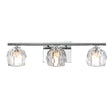 Quintiesse Regalia 3 lt Bathroom Wall Light Crystal and Polished Chrome IP44 –  from Amos Lighting + Home