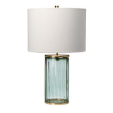 Quintiesse Reno Table Lamp Green & Aged Brass –  from Amos Lighting + Home