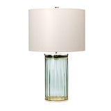 Quintiesse Reno Table Lamp Green & Polished Nickel –  from Amos Lighting + Home