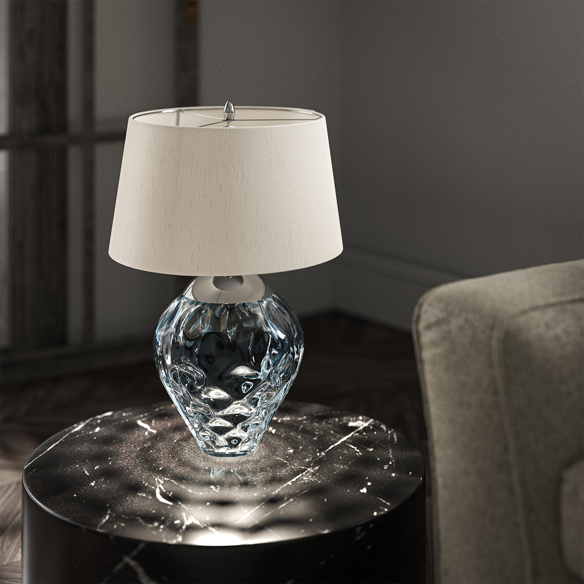 Quintiesse Samara Table Lamp Light Blue –  from Amos Lighting + Home