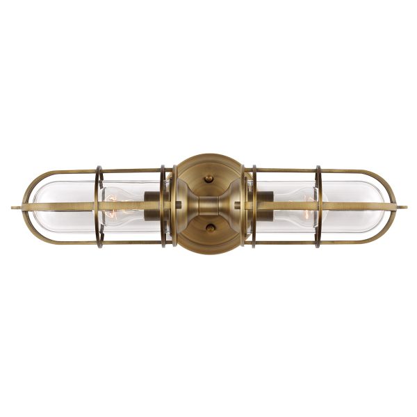 Quintiesse Urban Restoration 2 Light Wall Light IP44 –  from Amos Lighting + Home