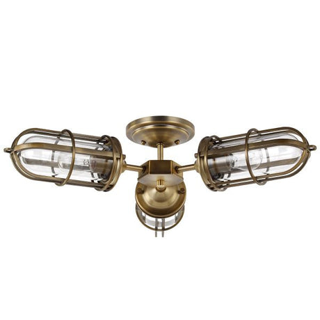 Quintiesse Urban Restoration 3 Light Semi Flush –  from Amos Lighting + Home