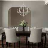 Quoizel Bradbury 5 Light Chandelier White
