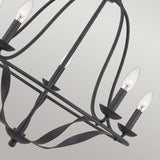 Quoizel Bradbury 5 Light Chandelier Grey