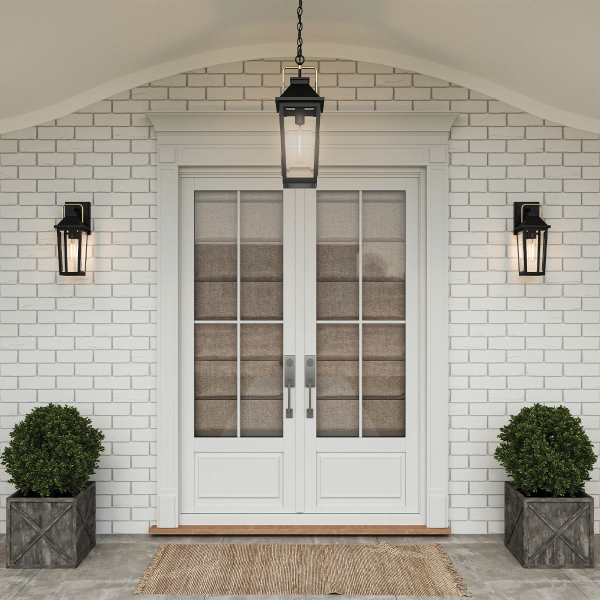 Quoizel Buckley 1 lt Coastal Medium Outdoor Wall Lights Lantern