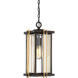 Quoizel Goldenrod 1 Light Medium Chain Lantern