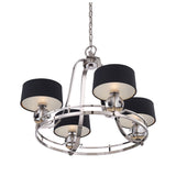 Quoizel Gotham 4 Light Chandelier Silver