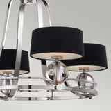 Quoizel Gotham 4 Light Chandelier Silver