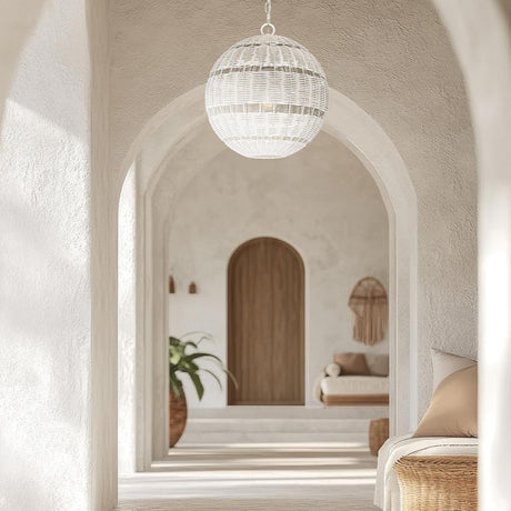 Quoizel Lindendale 1 lt Pendant White