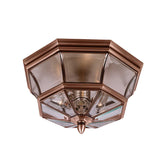 Quoizel Newbury 3 Light Flush Copper