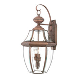 Quoizel Newbury 2 Light Large Wall Lantern Copper