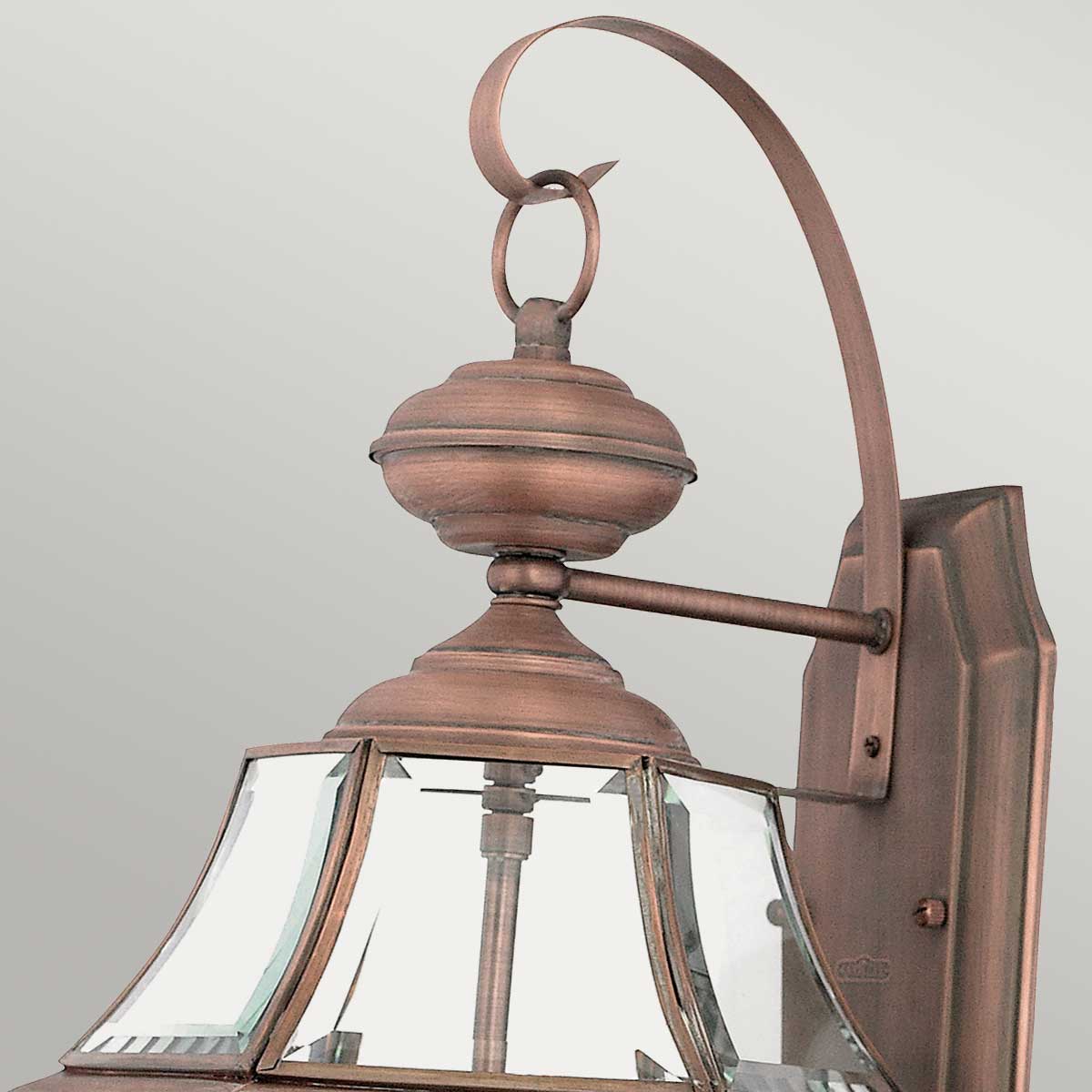 Quoizel Newbury 2 Light Large Wall Lantern Copper