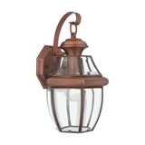 Quoizel Newbury 1 Light Medium Wall Lantern Copper