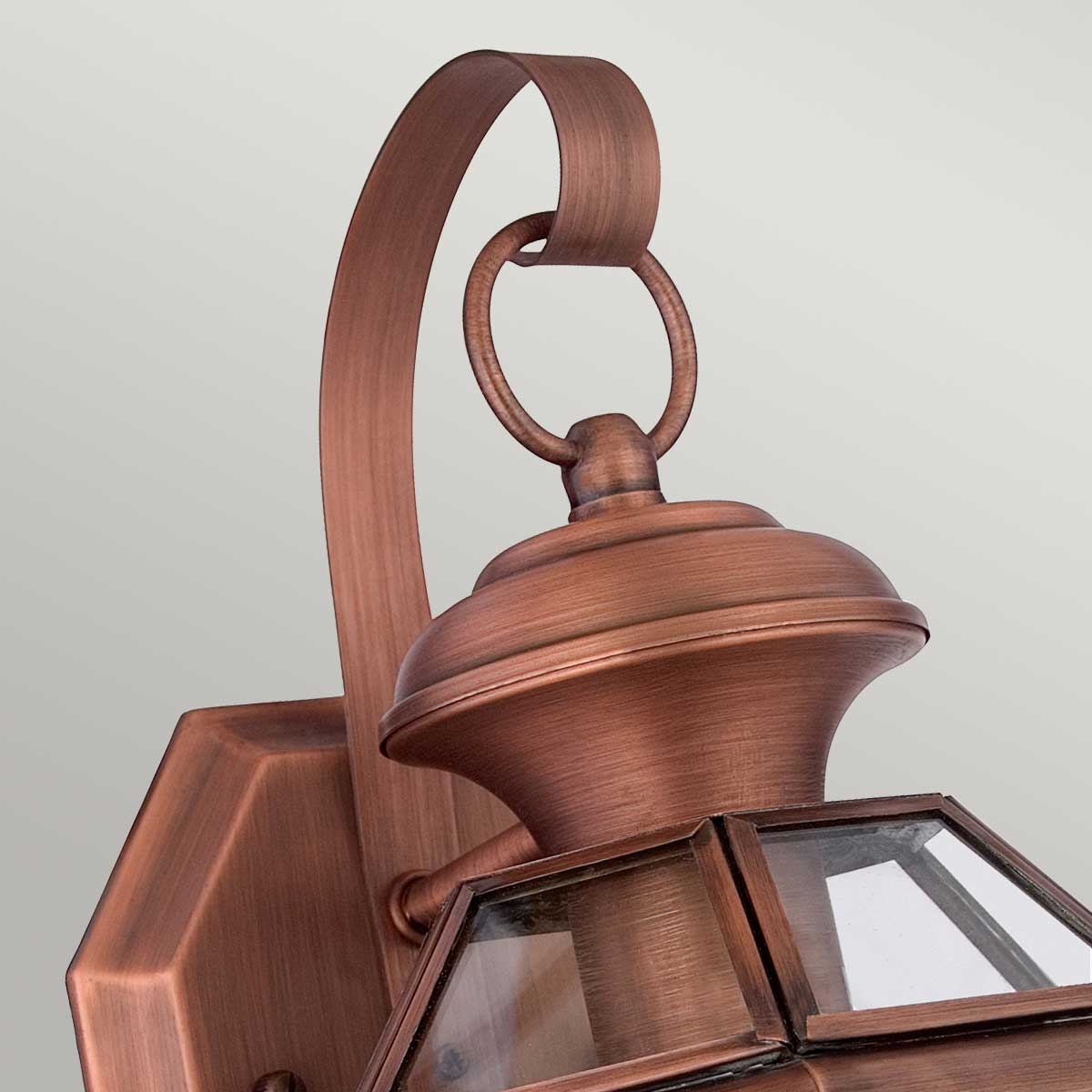 Quoizel Newbury 1 Light Small Wall Lantern Copper