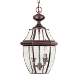 Quoizel Newbury 2 Light Large Chain Lantern Copper