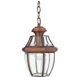 Quoizel Newbury 1 Light Medium Chain Lantern Copper