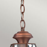 Quoizel Newbury 1 Light Medium Chain Lantern Copper