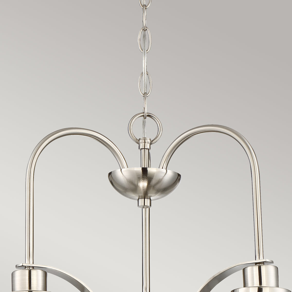 Quoizel Trilogy 3 Light Chandelier Silver