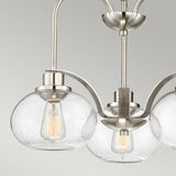Quoizel Trilogy 3 Light Chandelier Silver