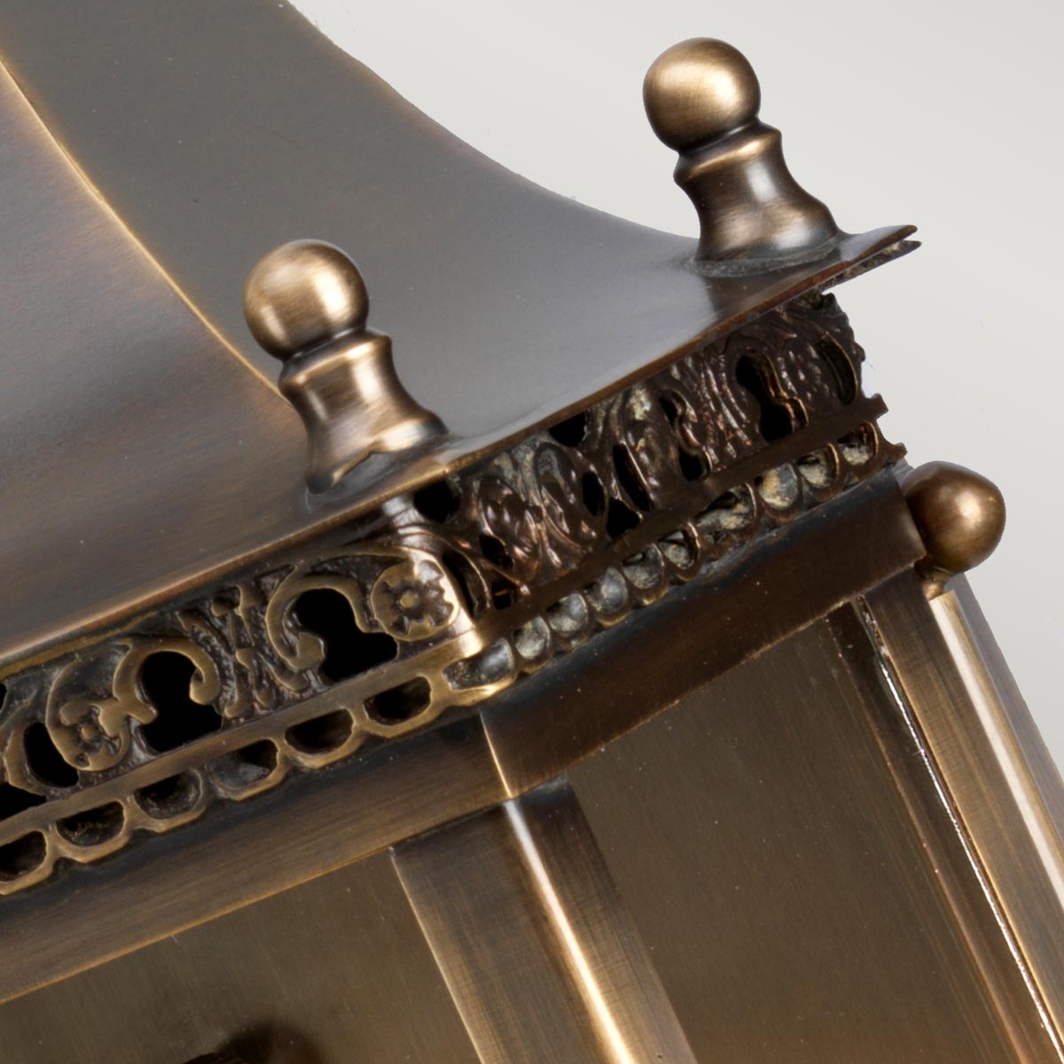 Elstead Regents Park 1 Light Wall Lantern - Brass