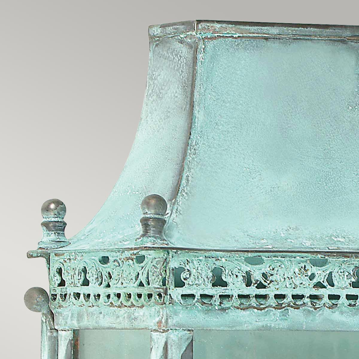 Elstead Regents Park 1 Light Wall Lantern - Verdigris