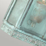 Elstead Regents Park 1 Light Wall Lantern - Verdigris