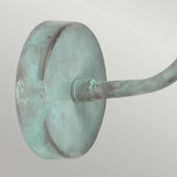Elstead Sheldon 1 Light Wall Lantern Verdigris