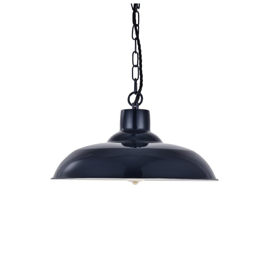 Soho Lighting Portland Pendant Light Squid Ink Blue