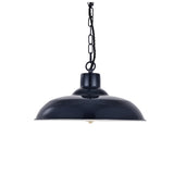 Soho Lighting Portland Pendant Light Squid Ink Blue