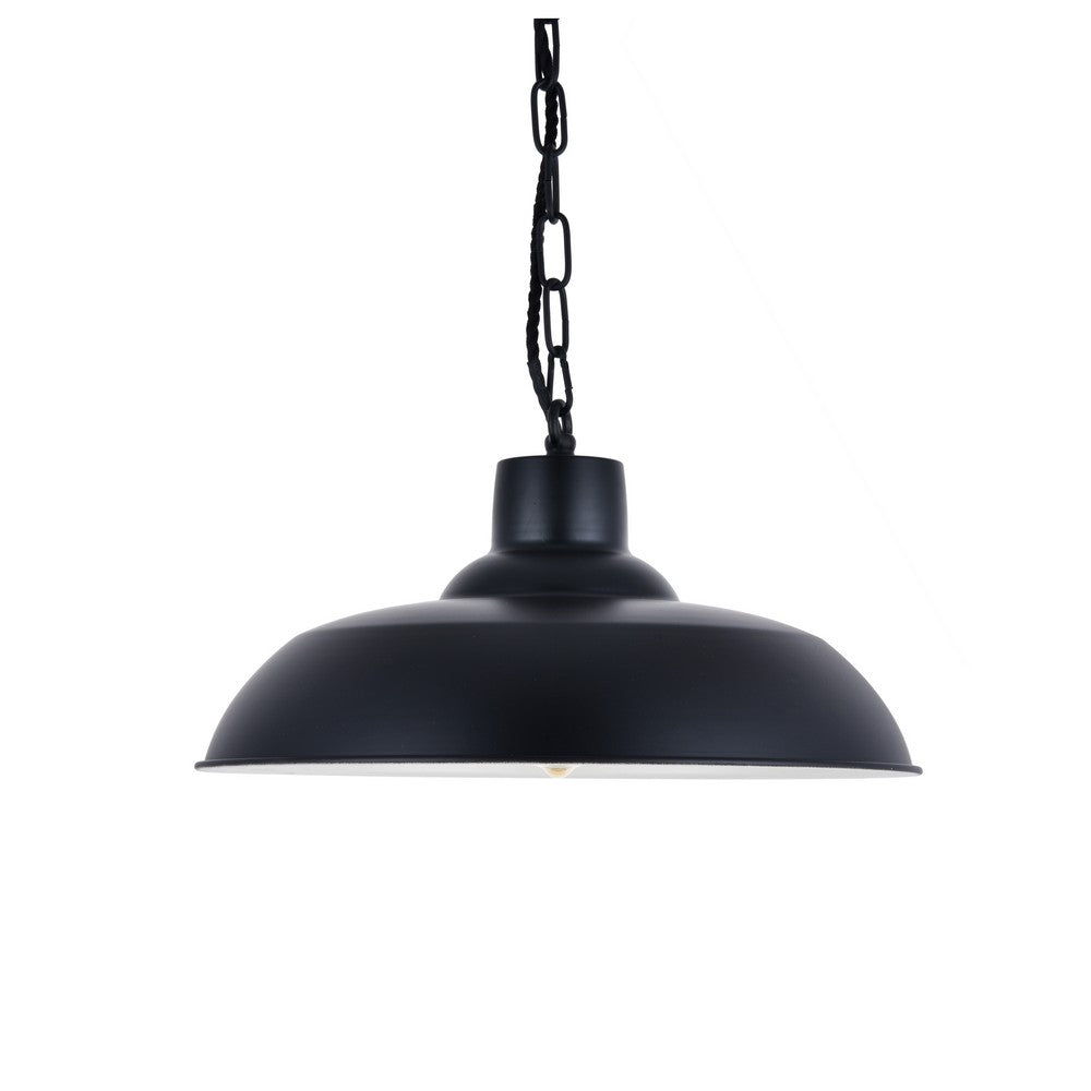 Soho Lighting Portland Pendant Light Matt Black