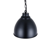 Soho Lighting Oxford Vintage Pendant Light Matt Black