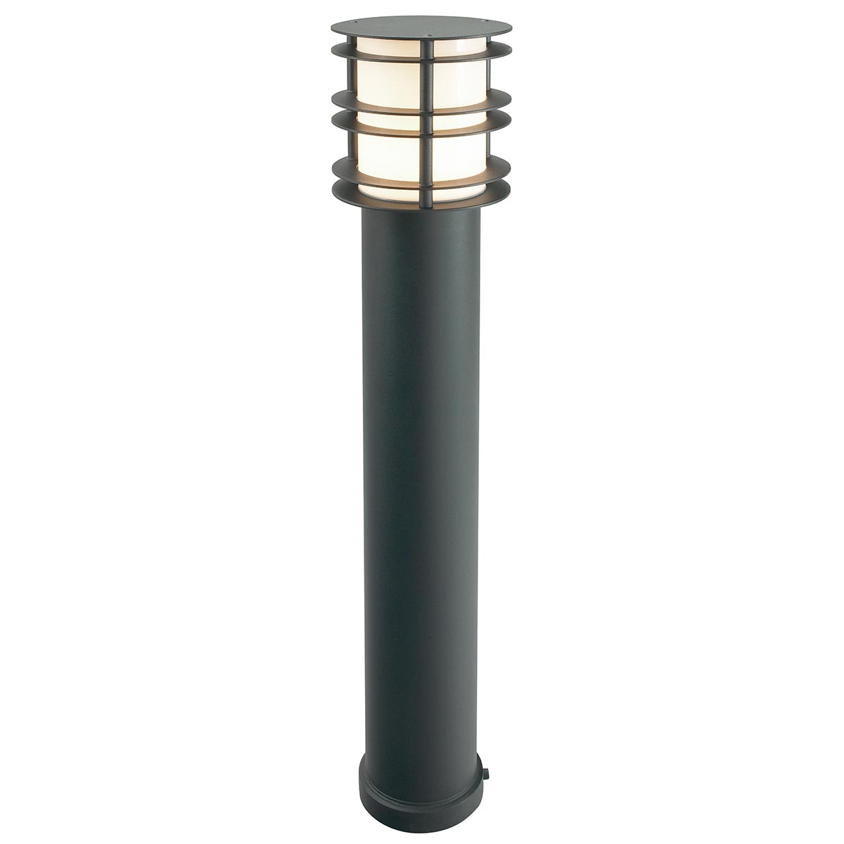 Norlys Stockholm 1 Light Large Bollard - Black