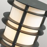 Norlys Stockholm 1 Light Medium Bollard - Black