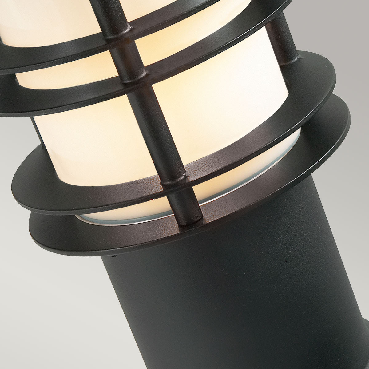 Norlys Stockholm 1 Light Small Bollard - Black