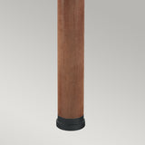 Norlys Stockholm Large Bollard Stained Wood & Black