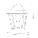 Elstead St James 1 Light Wall Lantern - Brass