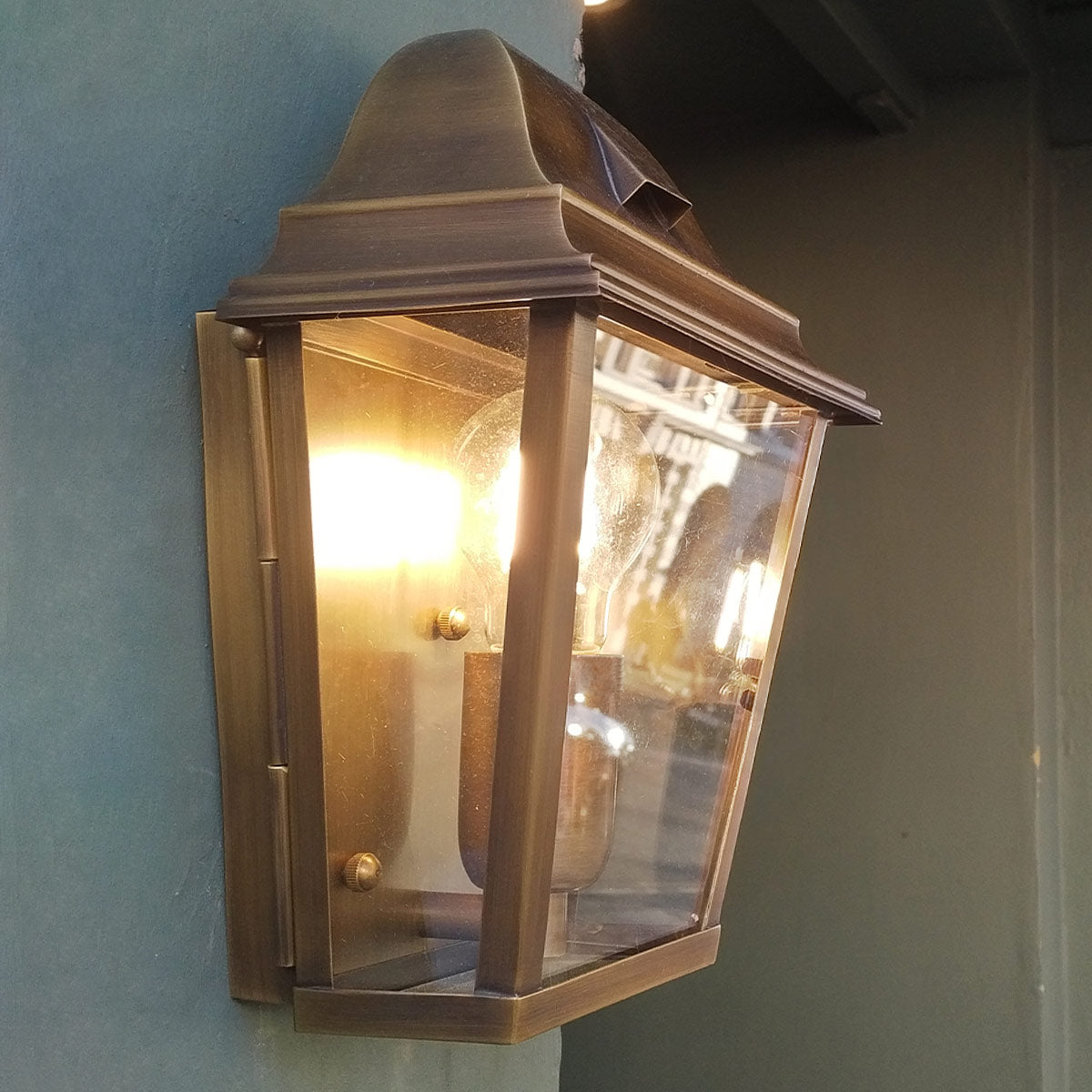 Elstead St James 1 Light Wall Lantern - Brass