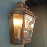 Elstead St James 1 Light Wall Lantern - Brass