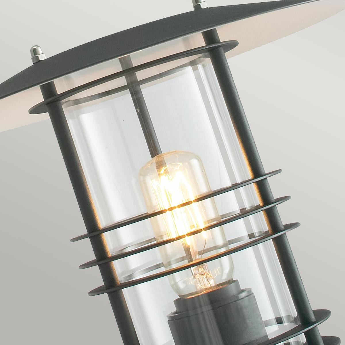 Norlys Stockholm 1 Light Wall Lantern - Black
