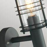 Norlys Stockholm 1 Light Wall Lantern - Black