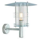 Norlys Stockholm 1 Light Grande Wall Lantern - Galvanised