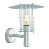 Norlys Stockholm 1 Light Wall Lantern - Galvanised