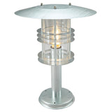 Norlys Stockholm 1 Light Grande Pedestal - Galvanised