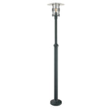 Norlys Stockholm 1 Light Grande Lamp Post - Black