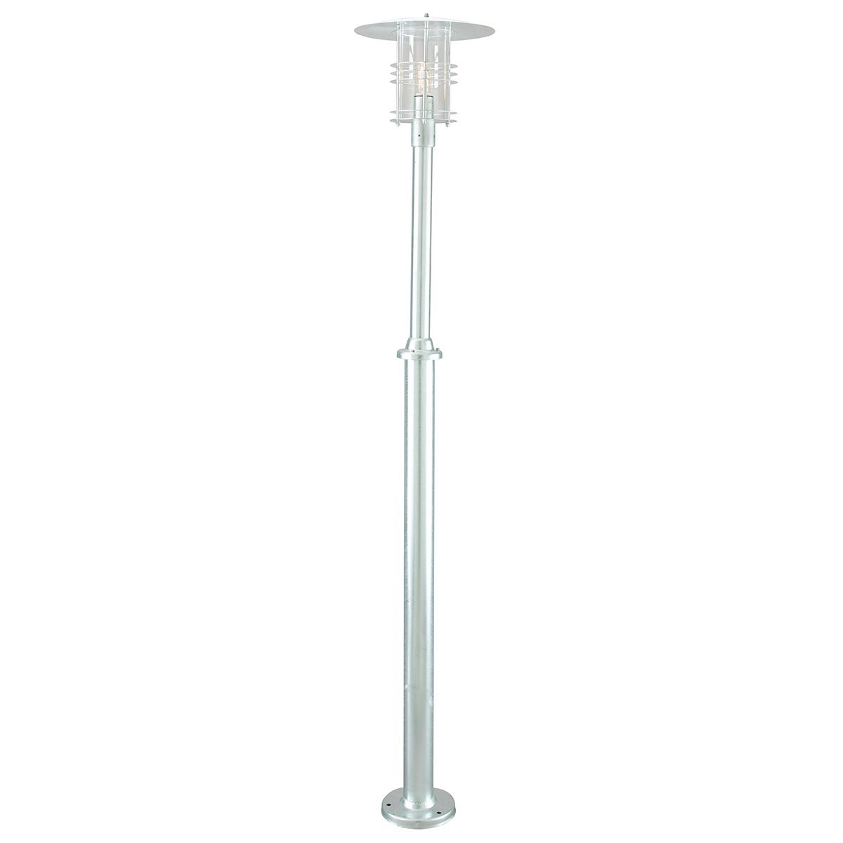 Norlys Stockholm 1 Light Grande Lamp Post - Galvanised