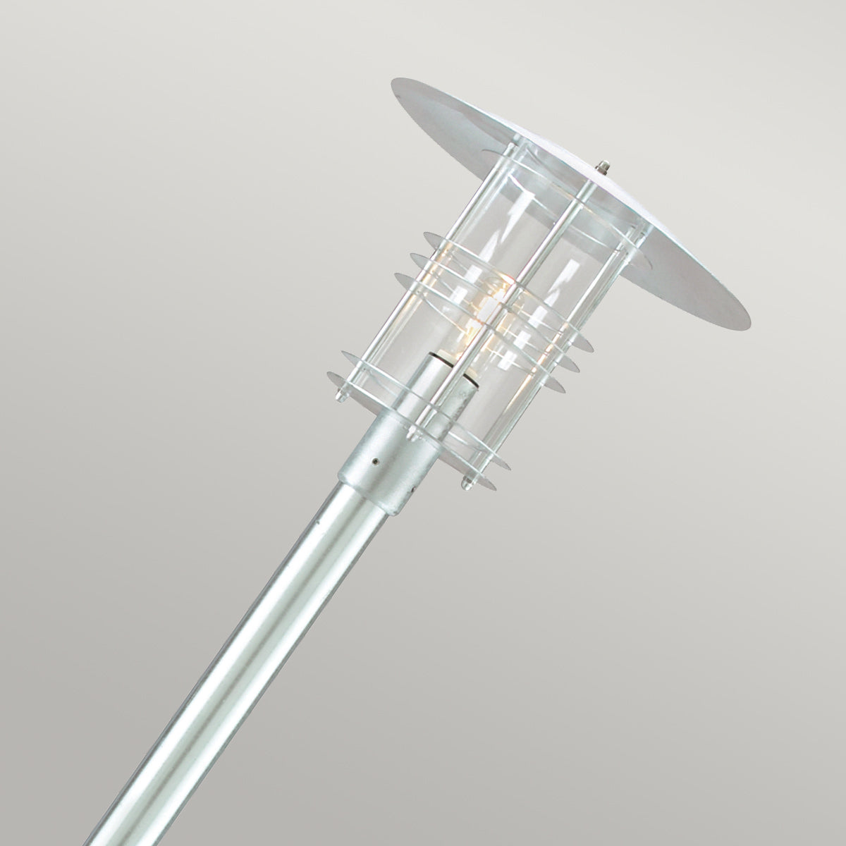 Norlys Stockholm 1 Light Grande Lamp Post - Galvanised