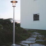Norlys Stockholm 1 Light Grande Lamp Post - Galvanised