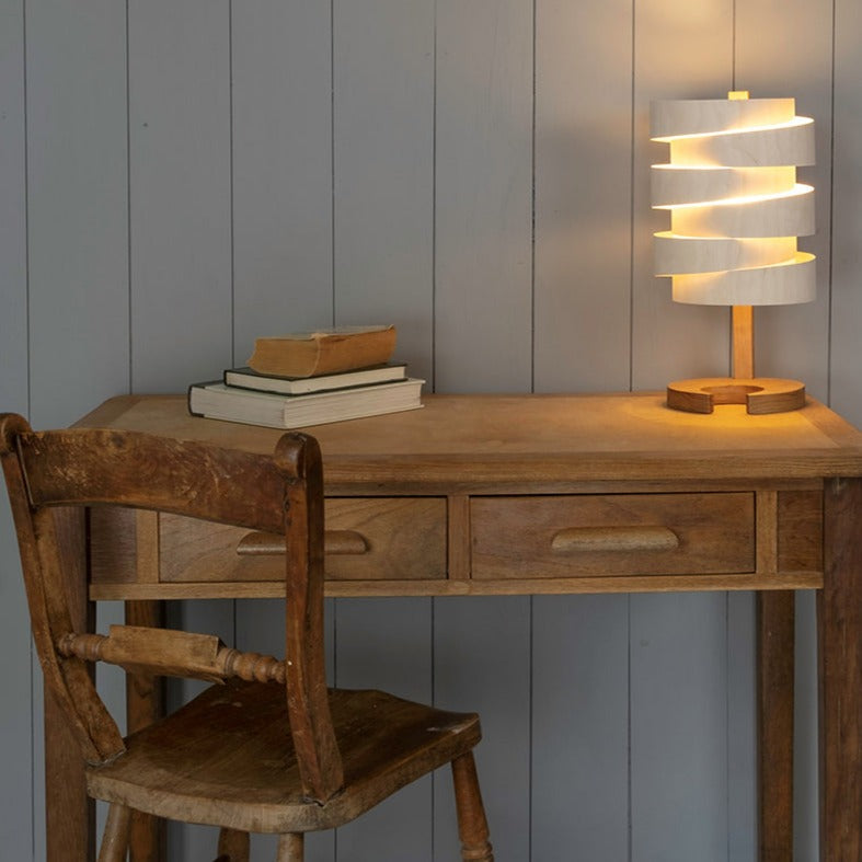 Stuart Lamble Wrap Oak Table Lamp Express Delivery –  from Amos Lighting + Home